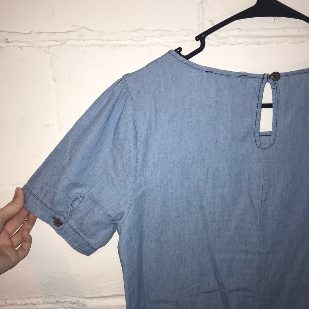 Rebellion Chambray Shift Dress - Picture 5 of 7